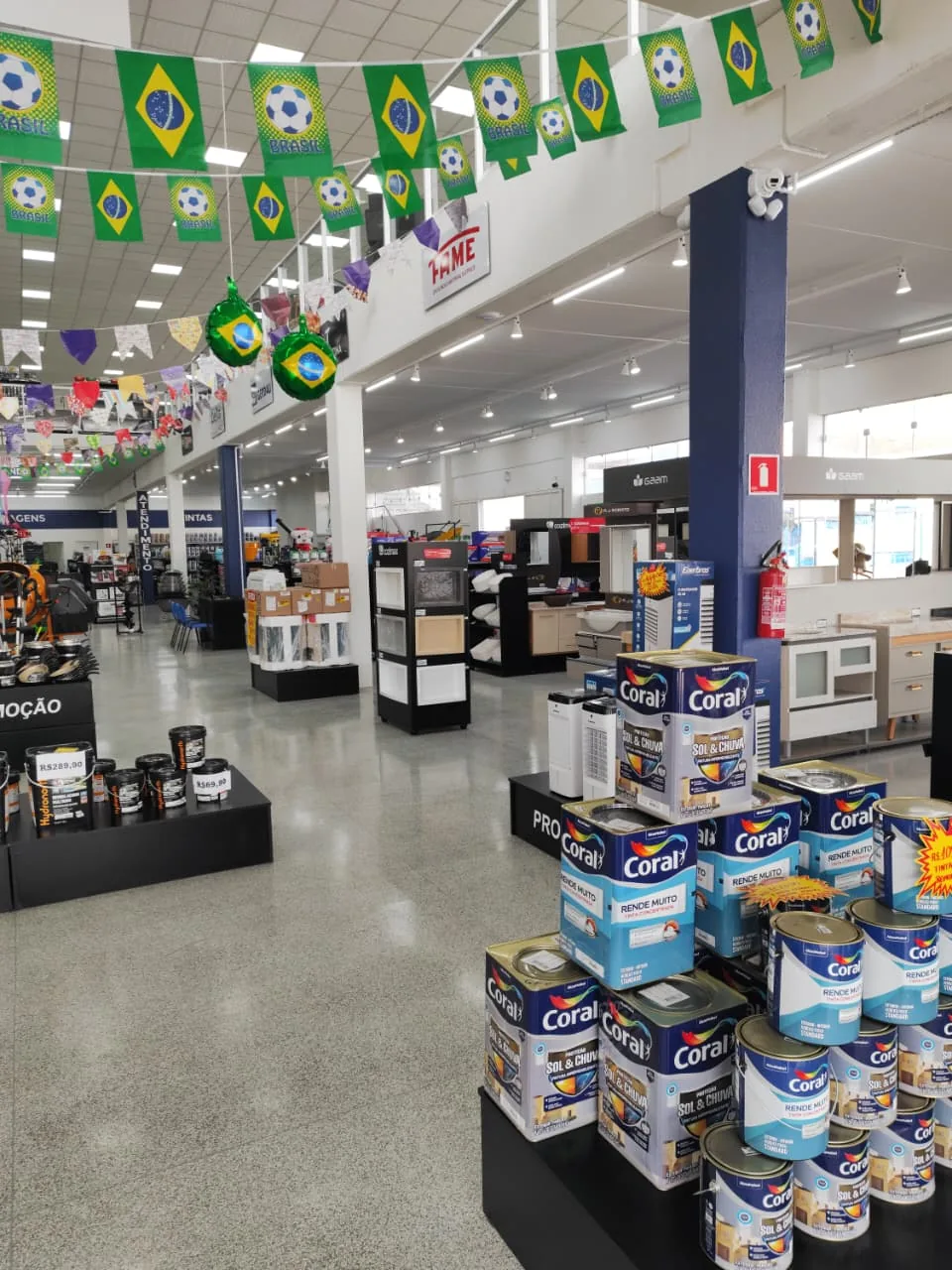 Exposição de produtos